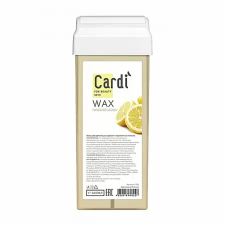 RUNAIL Воск для депиляции, ароматный лимон / Cardi 100 мл - 1