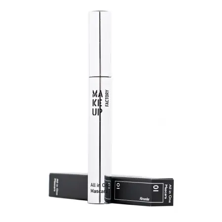 MAKE UP FACTORY Тушь комбинированная для ресниц, 01 черный / All In One Mascara 9 мл - 2