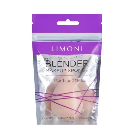LIMONI Спонж для макияжа / Blender Makeup Sponge Beige - 2