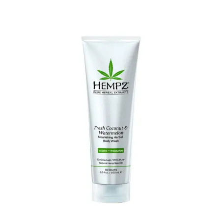 HEMPZ Гель для душа, кокос и арбуз / Fresh Coconut & Watermelon Herbal Body Wash 250 мл - 1