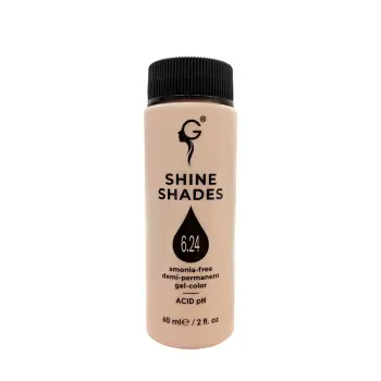 GERA Professional 6.24 гель-краситель для волос без аммиака / Shine Shades 60 мл, фото 2