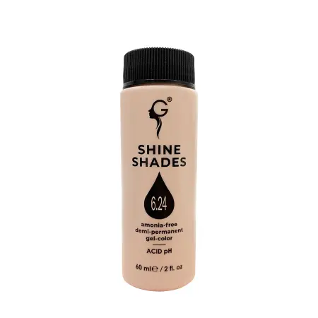 GERA Professional 6.24 гель-краситель для волос без аммиака / Shine Shades 60 мл - 2