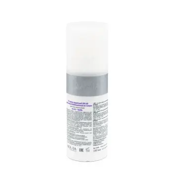 ARAVIA Professional CC-крем защитный SPF-20 / Multifunctional CC Cream Vanilla 01, 150 мл, фото 4