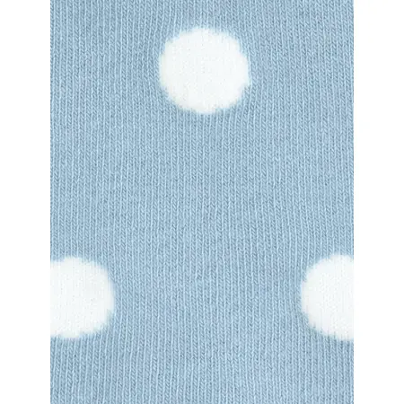 MINIMI Носки женские с высокой резинкой в горошек Blu Сhiaro 39-41 / MINI TREND 4209 - 4