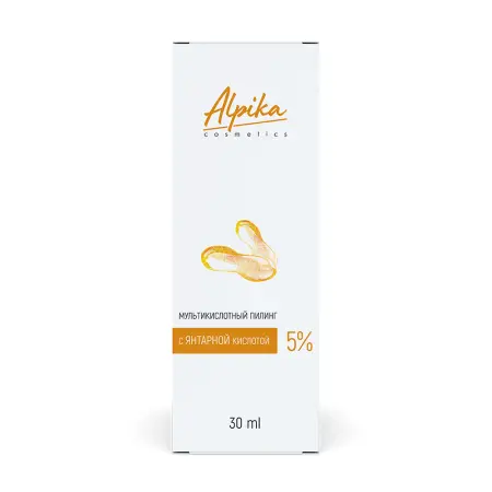 АЛЬПИКА Пилинг мультикислотный с янтарной кислотой 5% 30 мл - 2