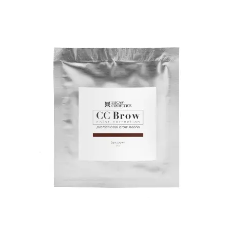 LUCAS COSMETICS Хна для бровей, темно-коричневый (в саше) / CC Brow dark brown 5 г - 1