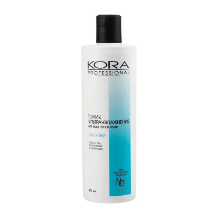 KORA Тоник ультраувлажнение для всех типов кожи / KORA PROFESSIONAL 400 мл - 1