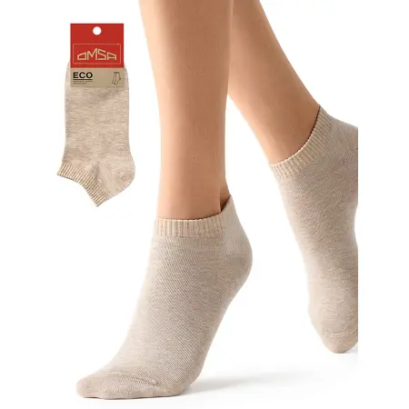 OMSA Носки укороченные с люрексом Beige Melange 35-38 / ECO 255 - 2