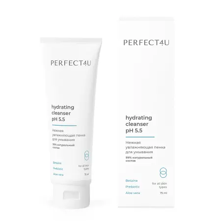 PERFECT4U Пенка нежная увлажняющая для умывания / PERFECT4U 75 мл - 2