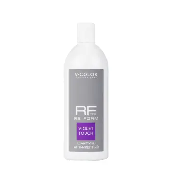V-COLOR PROFESSIONAL Шампунь фиолетовый антижелтый для осветленных волос / RE FORM СИЛА ЦВЕТА Violet Touch 500 мл, фото 1