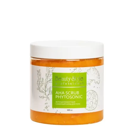 BEAUTY STYLE Скраб сахарный антицеллюлитный для тела / AHA Scrub Phytosoniс 500 мл - 1