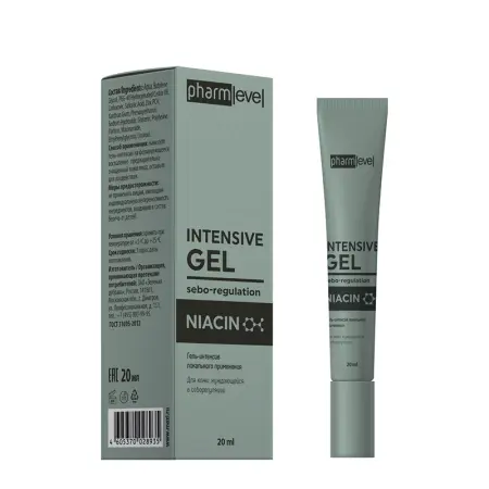 PHARMLEVEL Гель-интенсив локального действия для лица / NIACIN 20 мл - 2