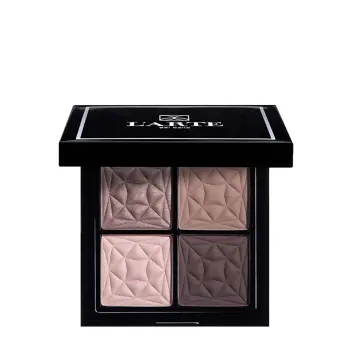 Палетка теней, 02 коричневый баклажан / Quadro Eleganto daily smoky 8 гр