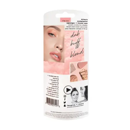 REAL TECHNIQUES Спонж для макияжа с футляром для хранения / Real Techniques Miracle Complexion Sponge - 3