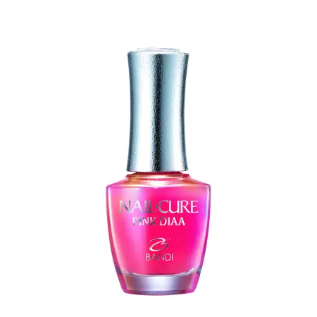 BANDI Покрытие укрепляющее для тонких и поврежденных ногтей / NAIL CURE PINK DIAA 14 мл - 1