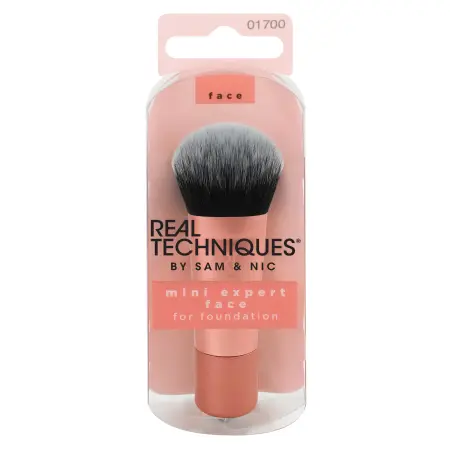 REAL TECHNIQUES Компактная кисть для тональной основы / Real Techniques Mini Expert Face Brush - 2