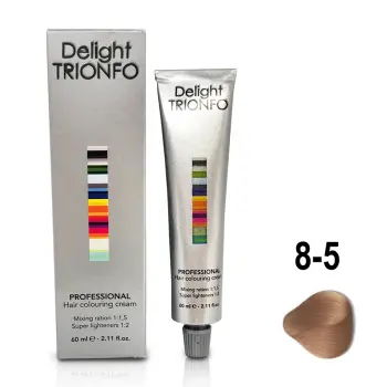 CONSTANT DELIGHT 8-5 крем-краска стойкая для волос, светло-русый золотистый / Delight TRIONFO 60 мл, фото 2