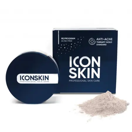 ICON SKIN Пудра минерально-растительная себостатическая / Re: Program Sebum Lock Overnight Matt & Care Powder 10 гр - 2