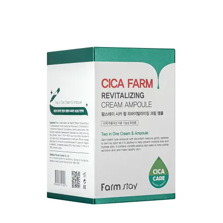 FARMSTAY Сыворотка восстанавливающая для лица с центеллой / Cica Farm Revitalizing Cream Ampoule 250 мл - 2