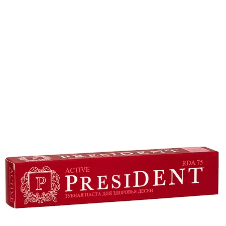 PRESIDENT Паста зубная / PRESIDENT Active 75 RDA 75 гр - 2