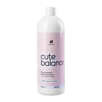 Бальзам балансирующий для волос с лемонграссом и бораго / ADRICOCO CUTE BALANCE 1000 мл