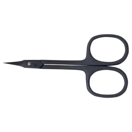 DEWAL PROFESSIONAL Ножницы для кутикулы Black Edition, черные матовые (306black) - 1
