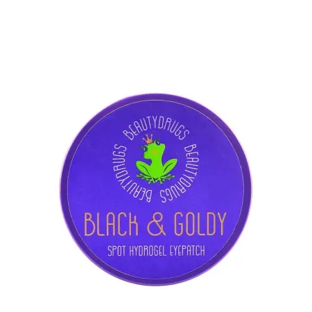 BEAUTYDRUGS Патчи для глаз с золотом и жемчугом / Black&Goldy Hydrogel Eyepatch 60 шт - 1