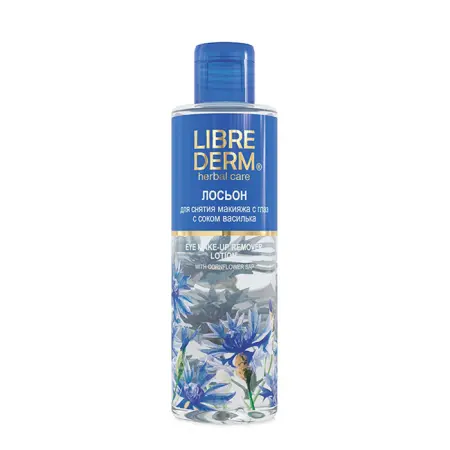 LIBREDERM Лосьон для снятия макияжа с глаз с васильком / HERBAL 200 мл - 1