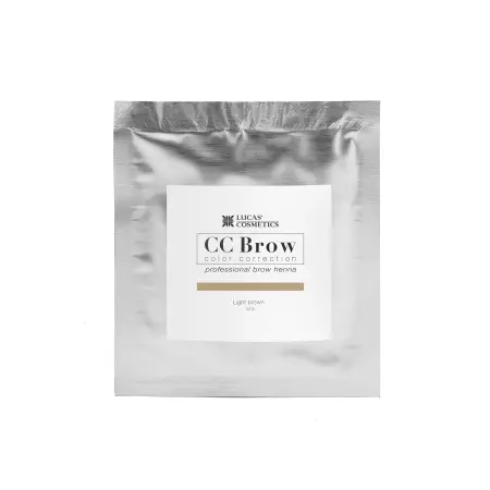 LUCAS COSMETICS Хна для бровей, светло-коричневый (в саше) / CC Brow light brown 5 г - 1
