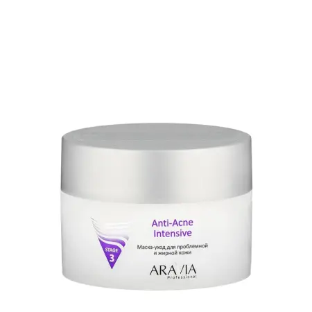 ARAVIA Professional Маска-уход для проблемной и жирной кожи / ARAVIA Professional Anti-Acne Intensive 150 мл - 6