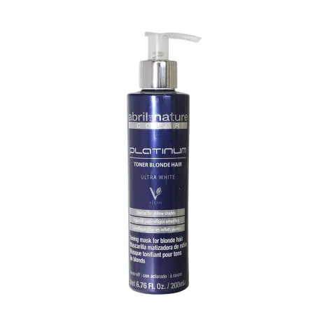 ABRIL ET NATURE Кондиционер тонирующий для светлых волос / Platinum Toner Blonde Hair 200 мл - 1