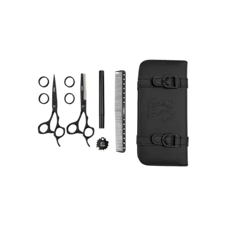 MUSTANG PROFESSIONAL (США) Набор ножниц Mustang Professional POINT NP02 Чёрный 5,5 дюйм - 3