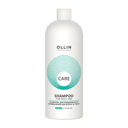 OLLIN PROFESSIONAL Шампунь для ежедневного применения для волос и тела / CARE 1000 мл - 1