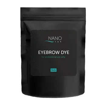 Краска для бровей в саше, серо-коричневый / NanoTap, grey brown 5+5, 150 гр