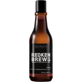 Шампунь, кондиционер и гель для душа 3 в 1, для мужчин / BREWS 3-IN-1 300 мл