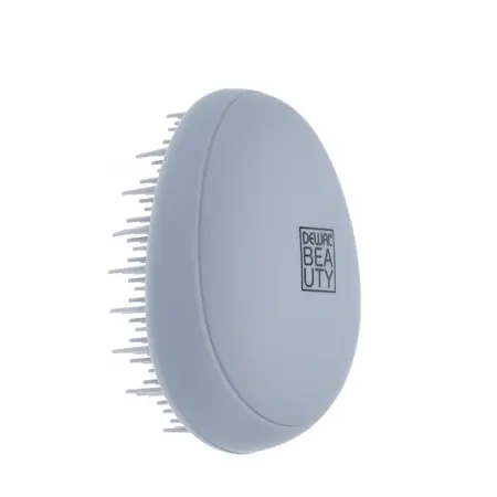 DEWAL BEAUTY Щетка массажная Прованс с пластиковым штифтом, овальная, лавандовая - 2