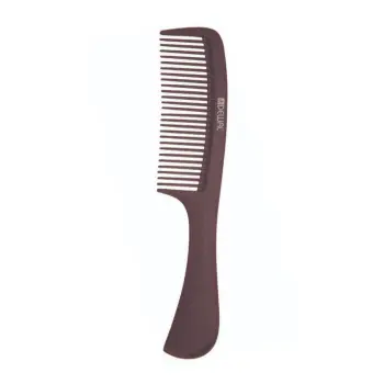 DEWAL PROFESSIONAL Расческа рабочая Carbon Bordo с ручкой, антистатик 20,5 см, фото 2