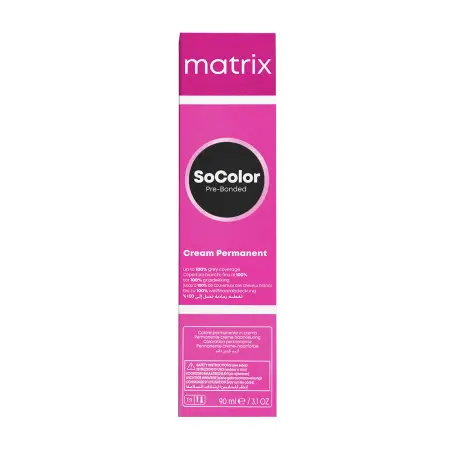 MATRIX 8N краситель перманентный аммиачный, светлый блондин / SoColor Pre-Bonded 90 мл - 3