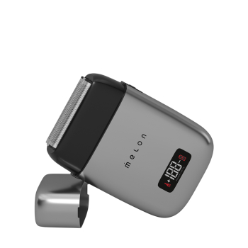 MELON PRO Шейвер HEX one, серебрянный, аккумулятор 1400 mAh, фото 3