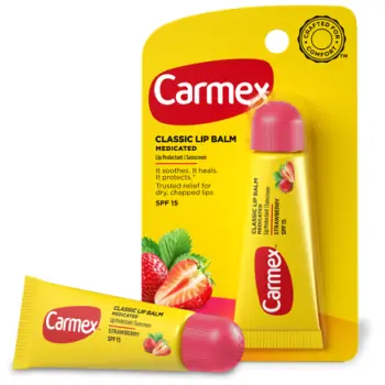 CARMEX Бальзам клубничный для губ SPF 15 (в тубе) 10 г, фото 2