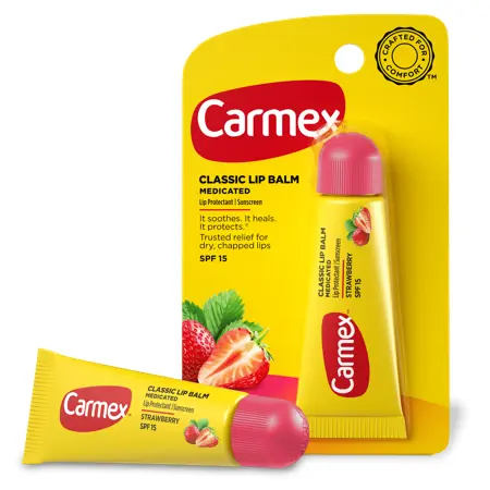 CARMEX Бальзам клубничный для губ SPF 15 (в тубе) 10 г - 2