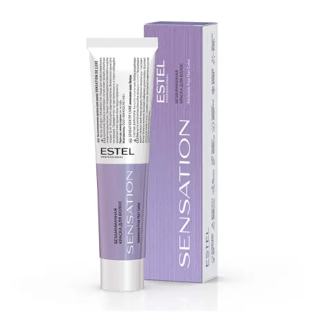 ESTEL PROFESSIONAL 5/17 краска безаммиачная для волос, светлый шатен пепельно-коричневый / Sensation De Luxe 60 мл - 3