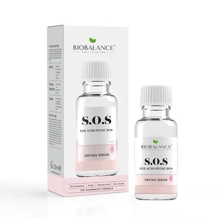 BIOBALANCE Сыворотка SOS подсушивающая для лица для борьбы с акне / SOS DRYING SERUM FOR ACNE PRONE SKIN 20 мл - 2