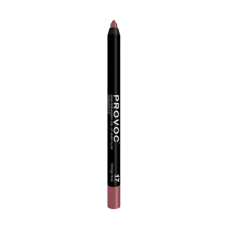 PROVOC Подводка гелевая в карандаше для губ, 17 коричнево-малиновый / Gel Lip Liner Vintage Rose - 1