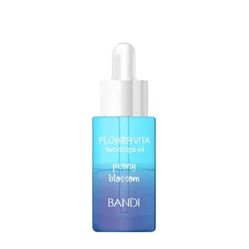 Масло двухфазное для кутикулы, пион / FLOWER VITA TWO DROPS OIL PEONY BLOSSOM 20 мл