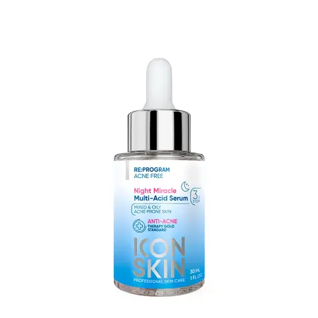 ICON SKIN Сыворотка ночная волшебная для лица / Re: Program Night Miracle Serum 30 мл - 5