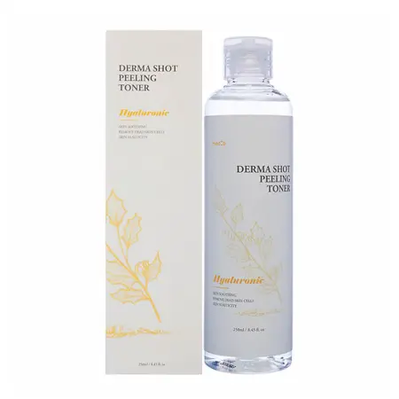 MED:B Тонер очищающий для лица с гиалуроновой кислотой / Med B Derma Shot Peeling Toner Hyaluronic 250 мл - 2
