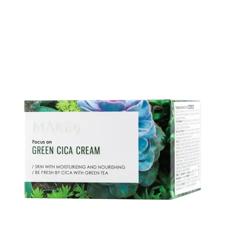 MAKE9 Крем успокаивающий для лица c экстрактом центеллы и зеленого чая / CICA CREAM 50 мл - 2