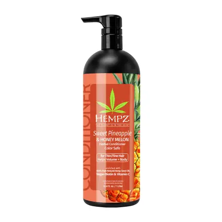 HEMPZ Кондиционер для объёма ананас и медовая дыня / Sweet Pineapple & Honey Melon Herbal Volumizing Conditioner 1000 мл - 1
