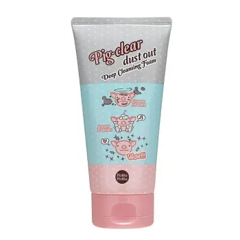 Пенка очищающая с коллагеном для лица Пиг-клеар Даст Аут / Pig-clear dust out Deep Cleansing Foam 150 мл